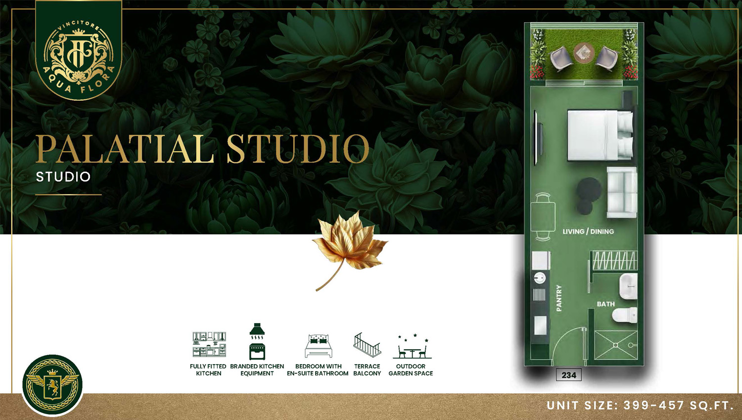 Vincitore Aqua Flora floor plan 1