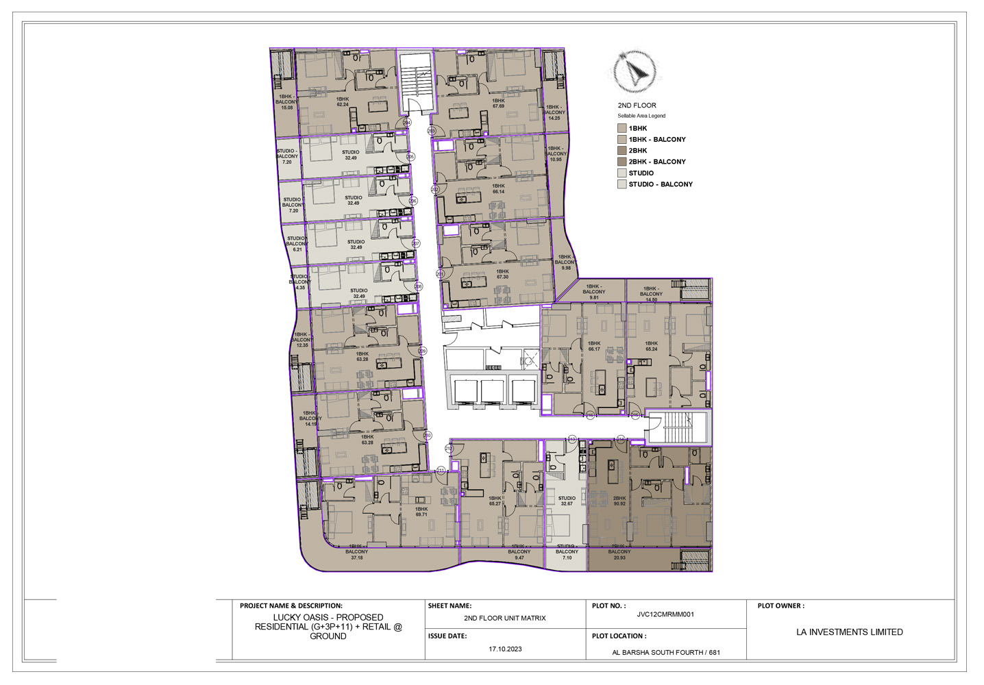 Lucky Oasis Residence floor plan 3