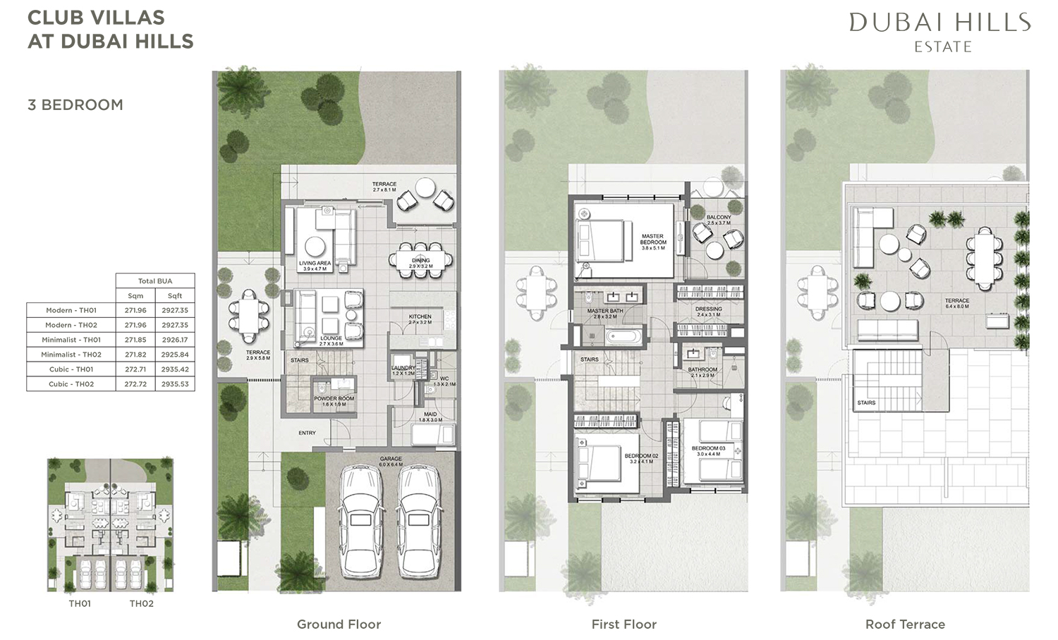 Club Villas floor plan 1