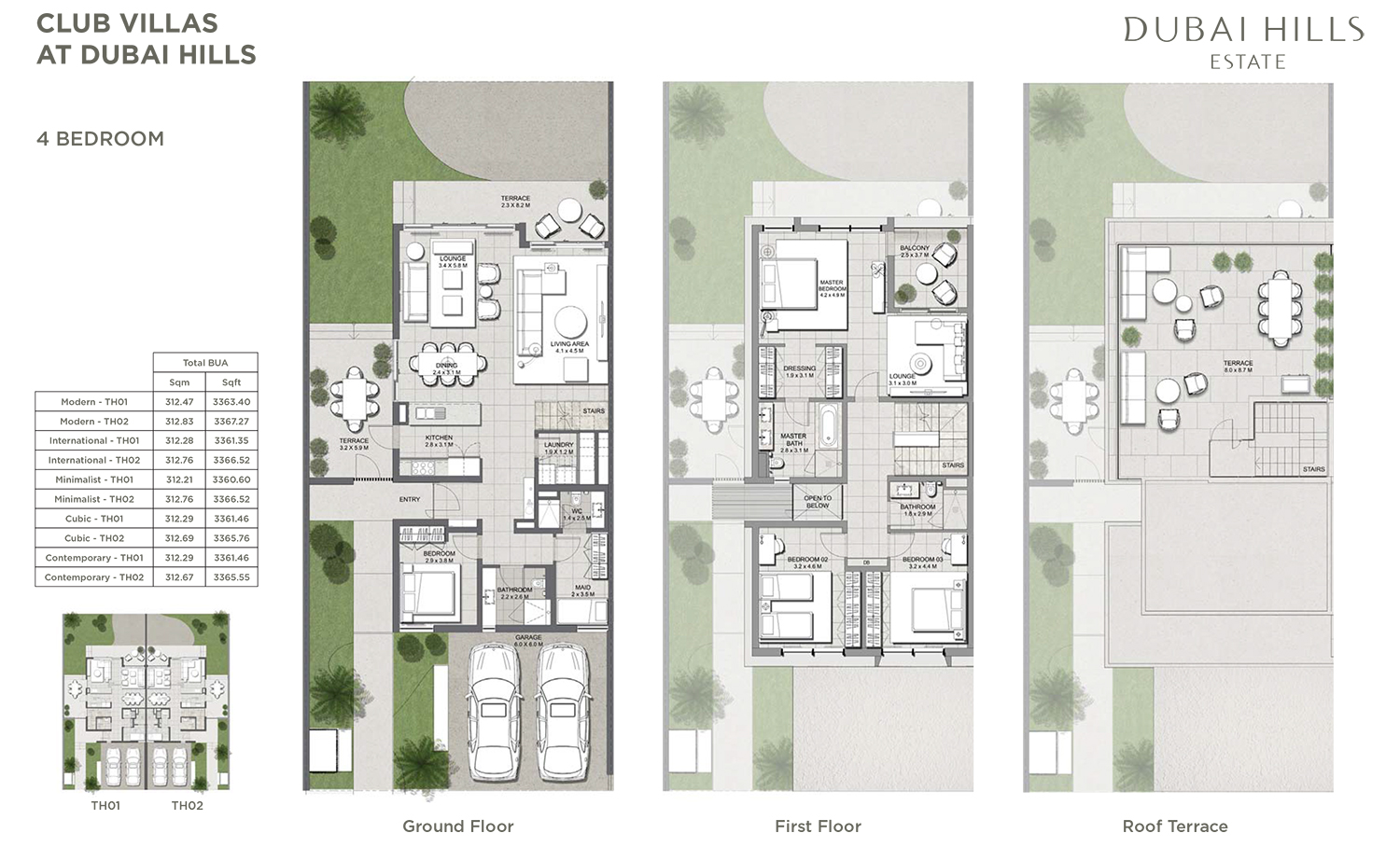 Club Villas floor plan 3