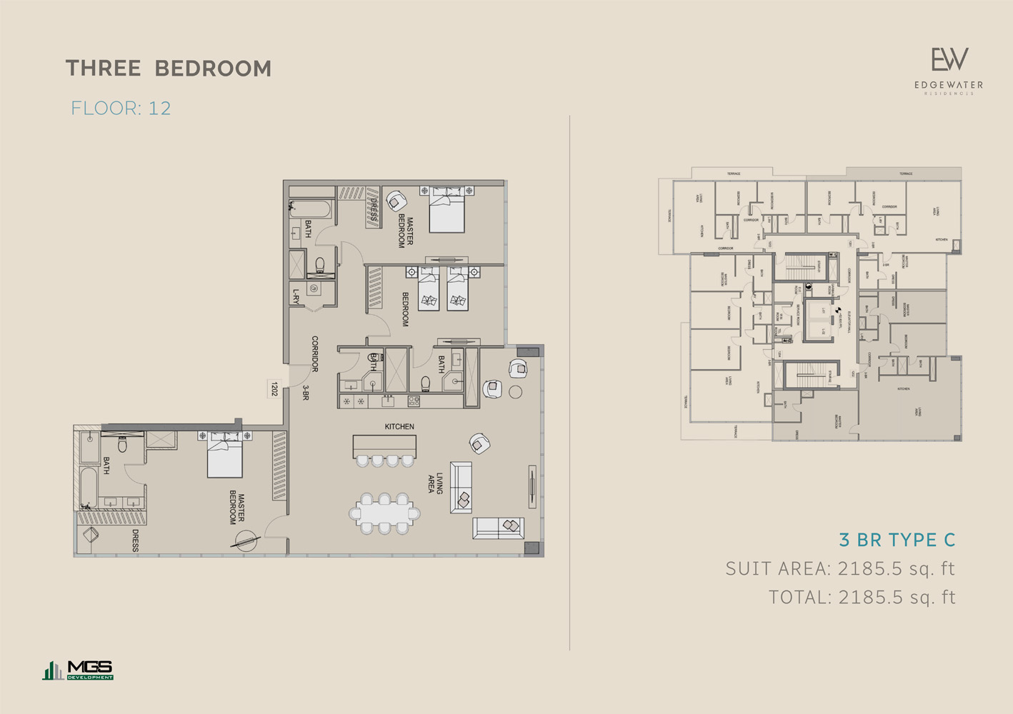 Edgewater Residences floor plan 3