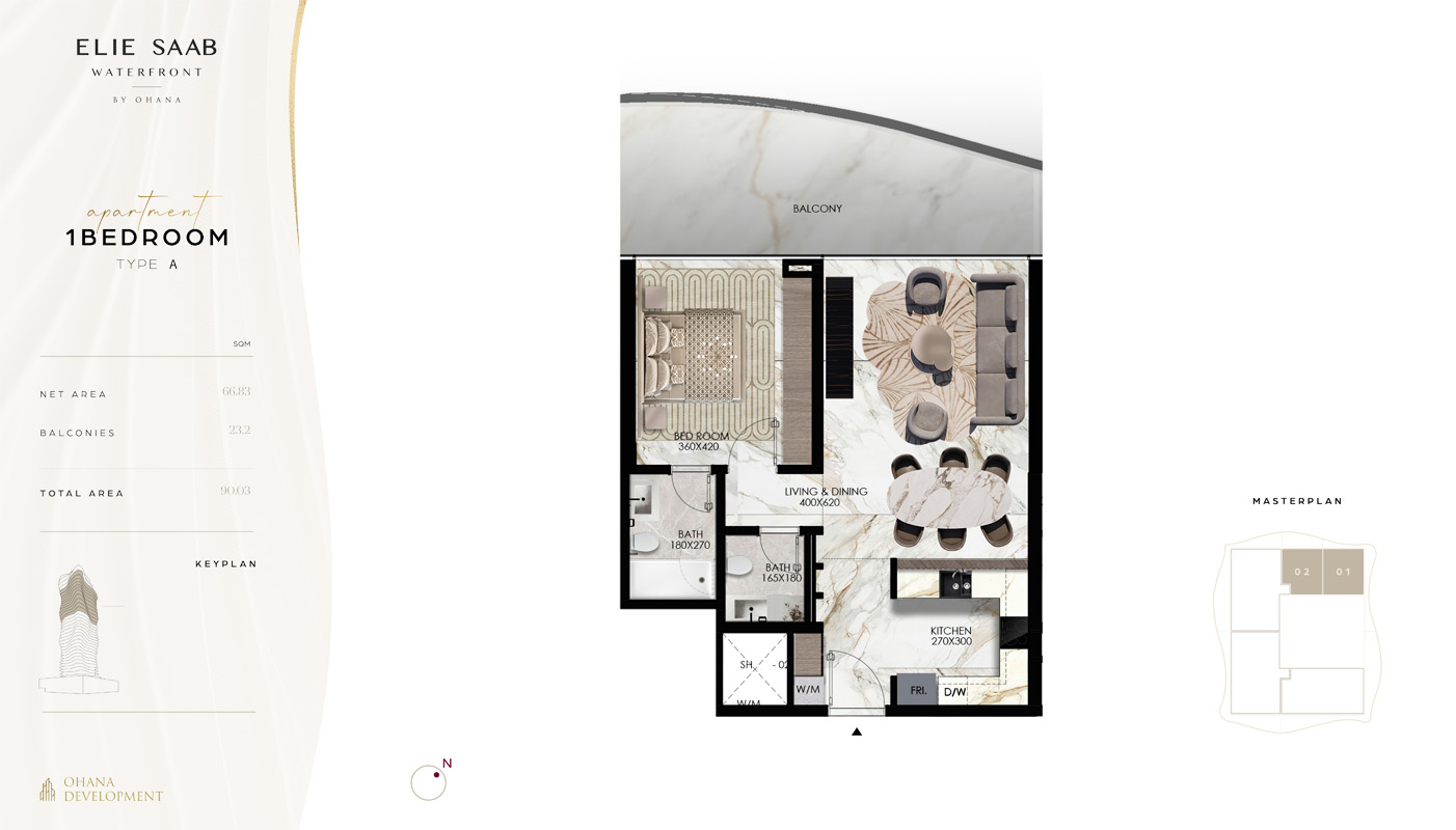 Elie Saab Waterfront floor plan 1