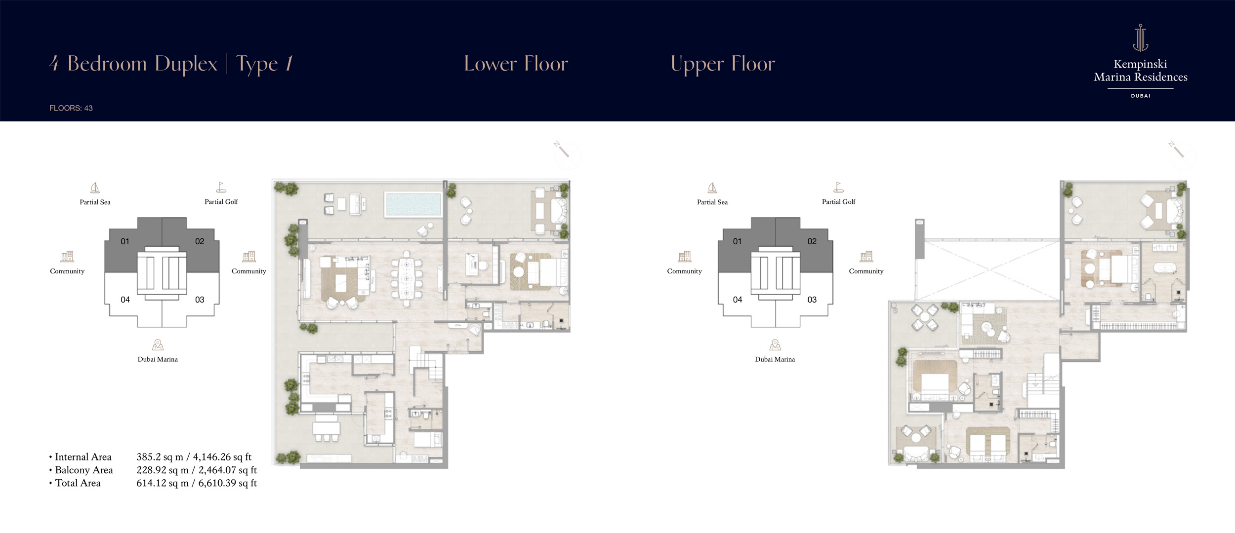 Kempinski Marina Residences floor plan 5