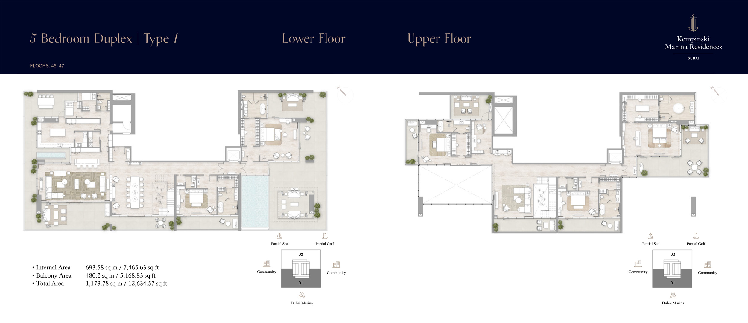 Kempinski Marina Residences floor plan 6