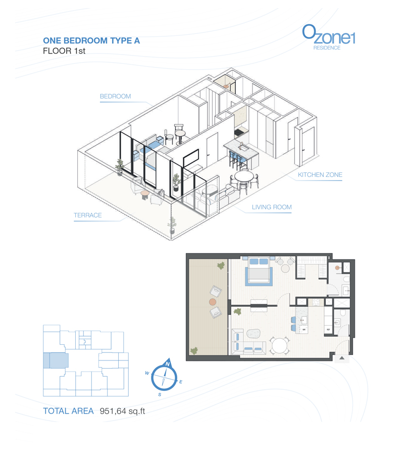 Ozone1 Residences at JVC floor plan 2