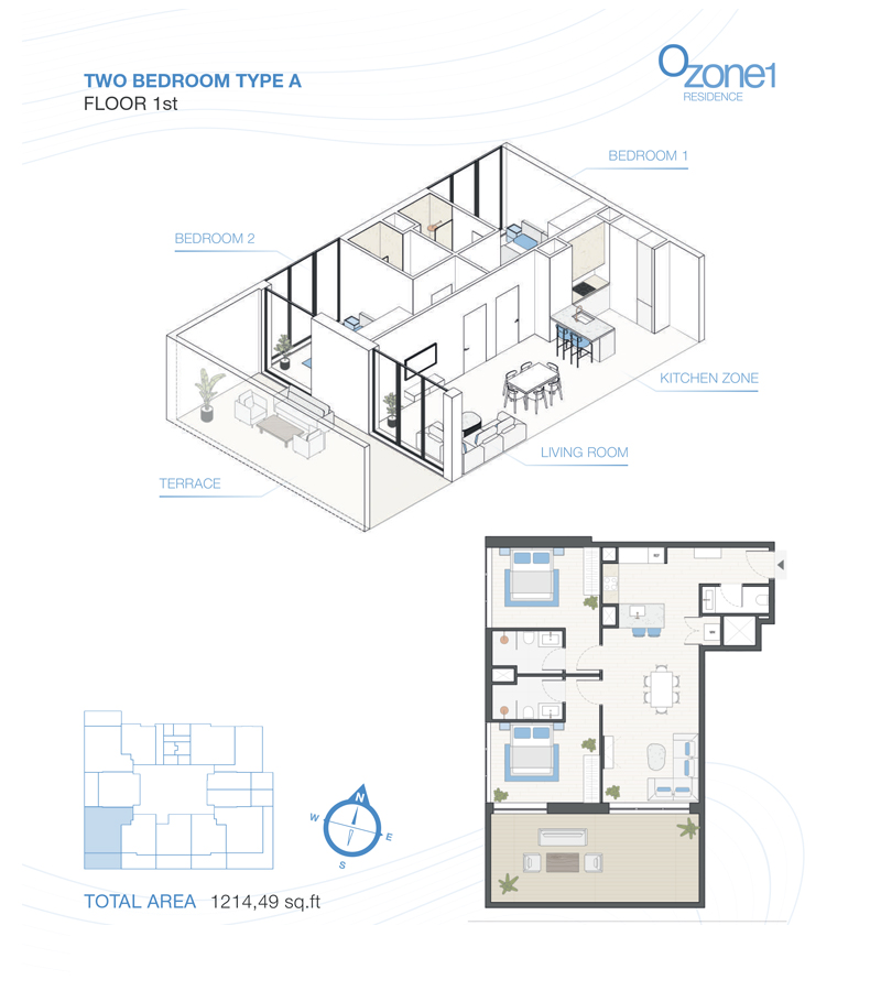 Ozone1 Residences at JVC floor plan 3
