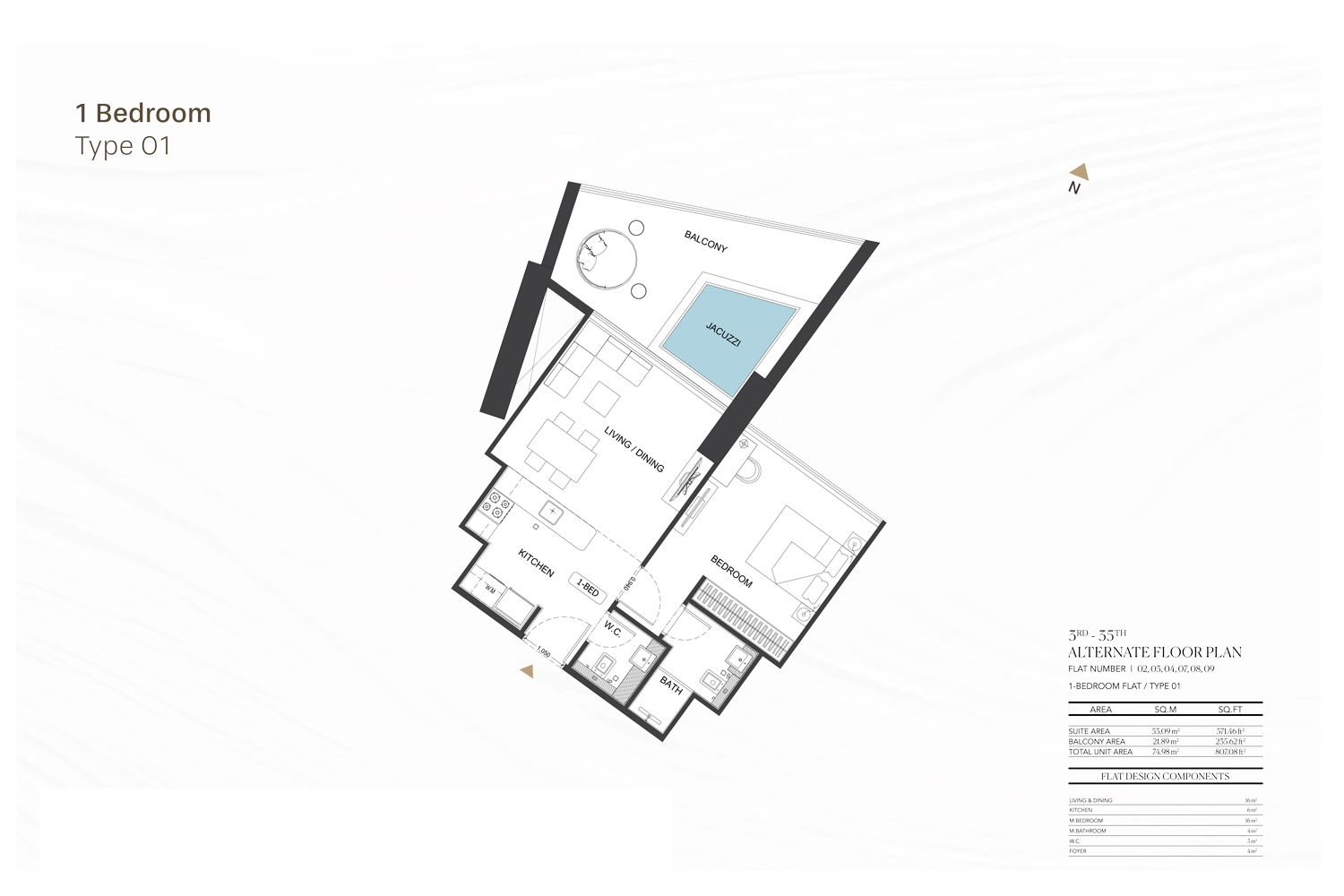 Binghatti Royale floor plan 1
