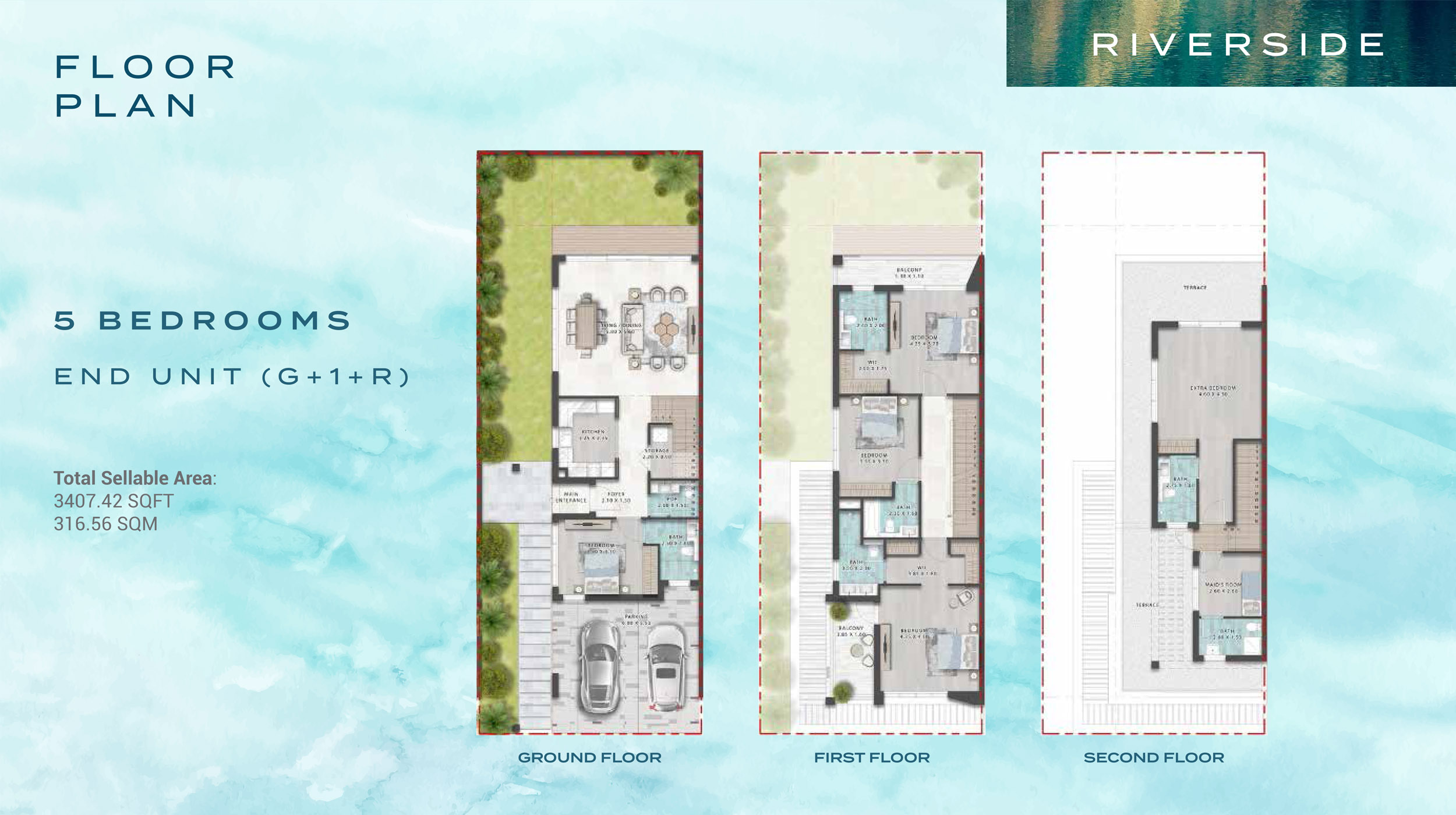 Damac Riverside floor plan 4