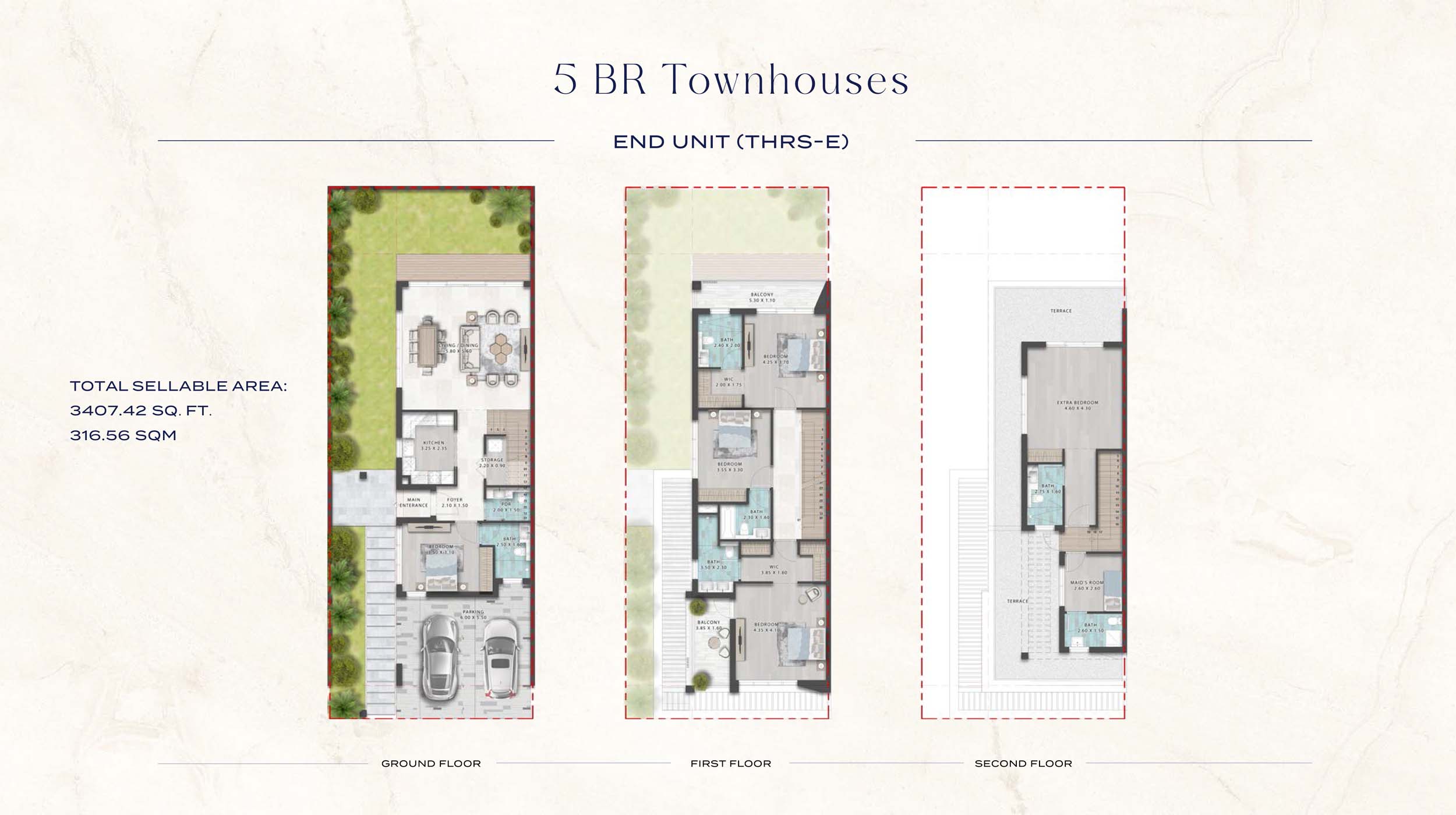 Damac Riverside floor plan 3
