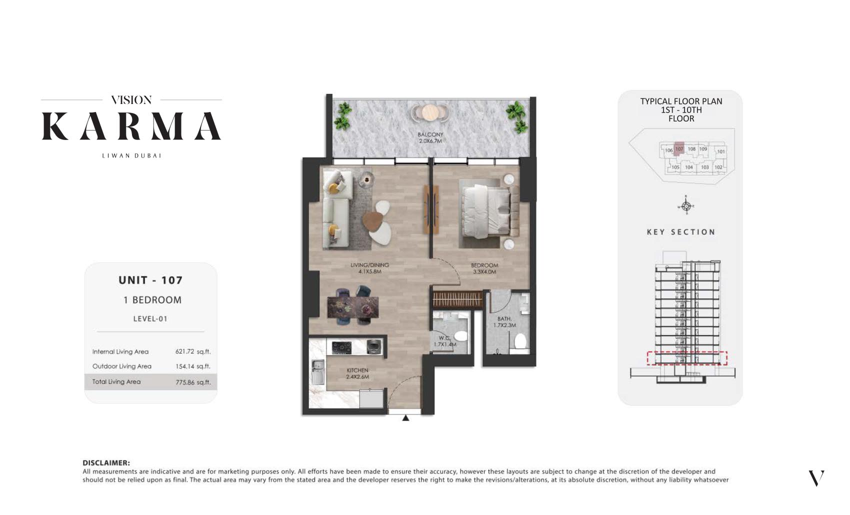 Karma Residences floor plan 1