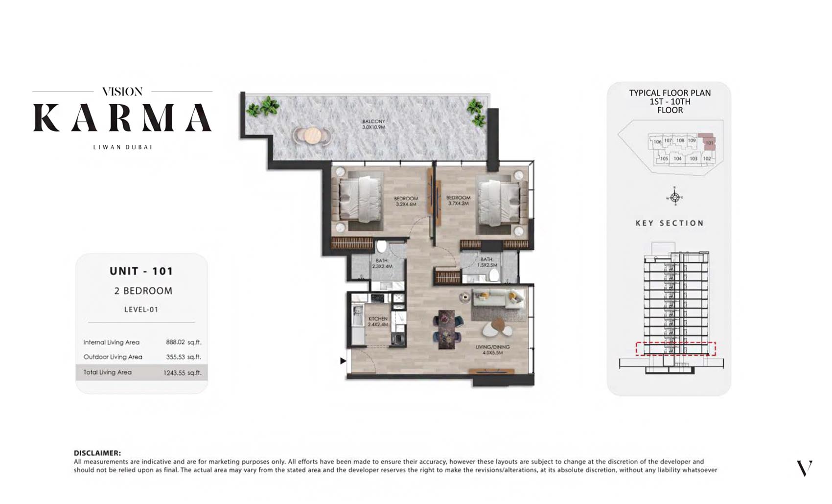 Karma Residences floor plan 2