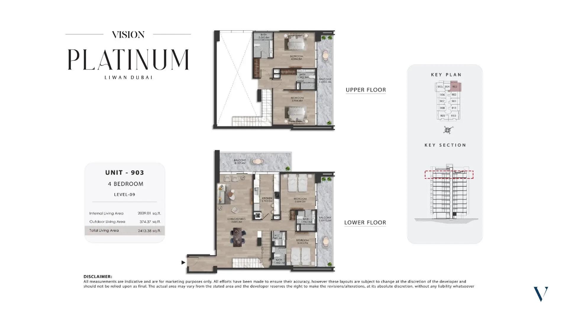 Platinum by Vision floor plan 5