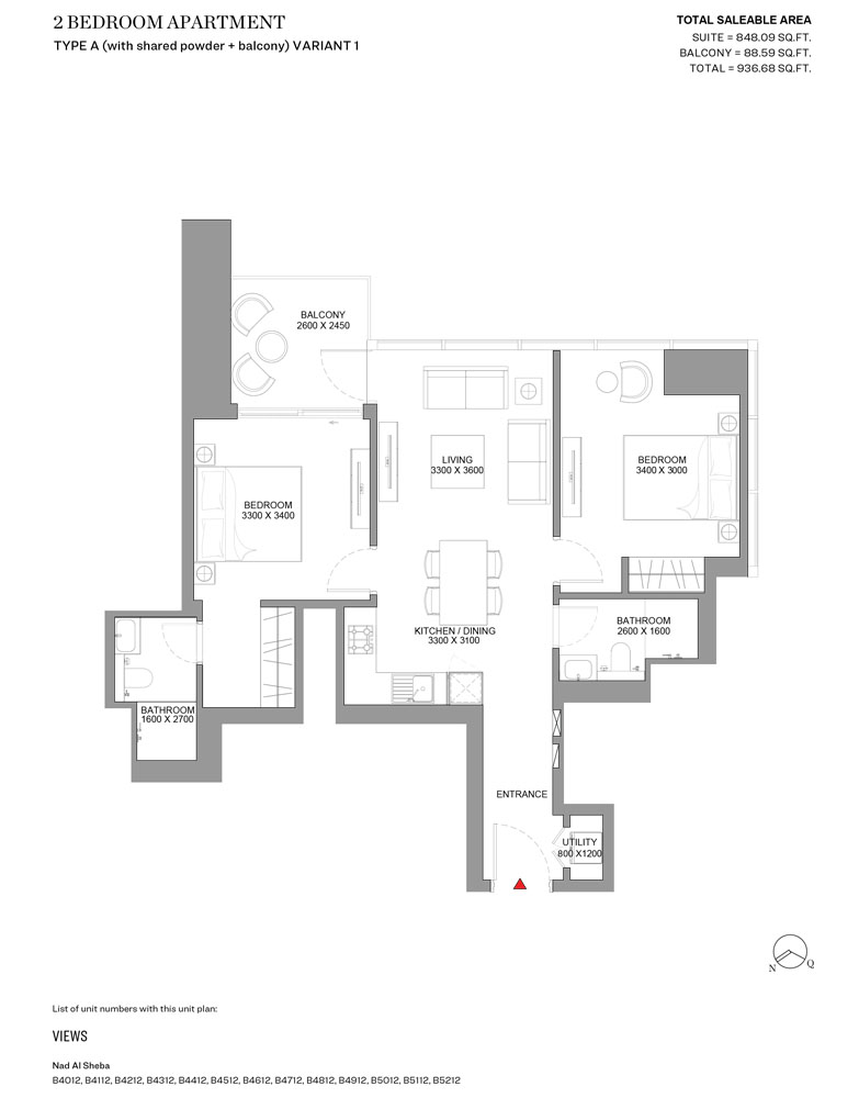 Sobha Skyscape Avenue floor plan 3