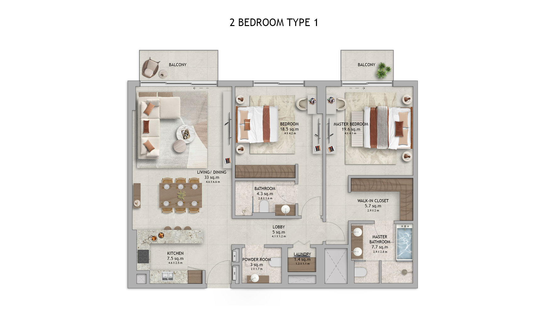 Aldar Verdes by Haven floor plan 2