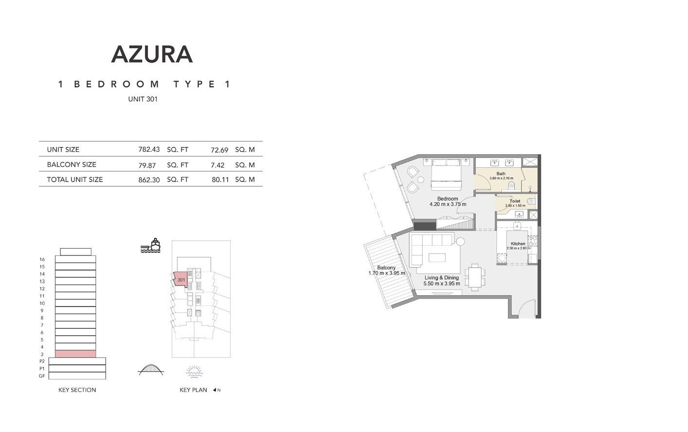 Azura Residences floor plan 1