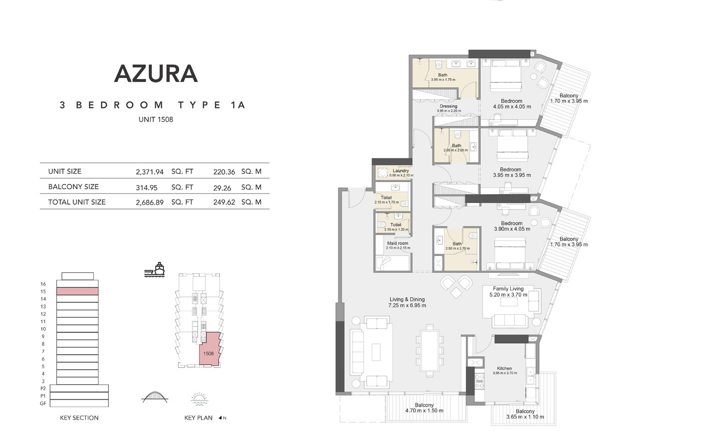 Azura Residences floor plan 3
