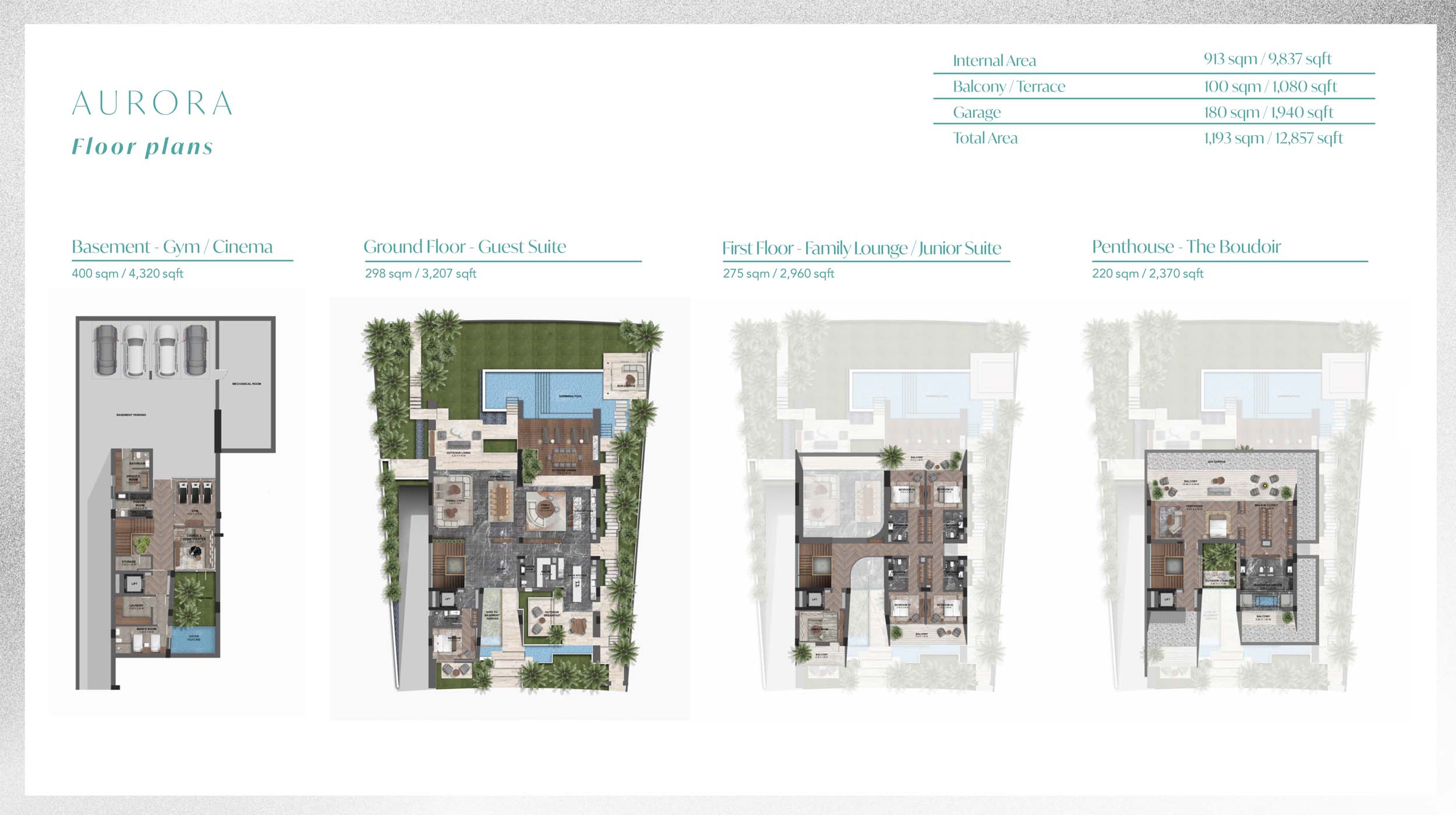 Serenity Mansions Aurora floor plan 1