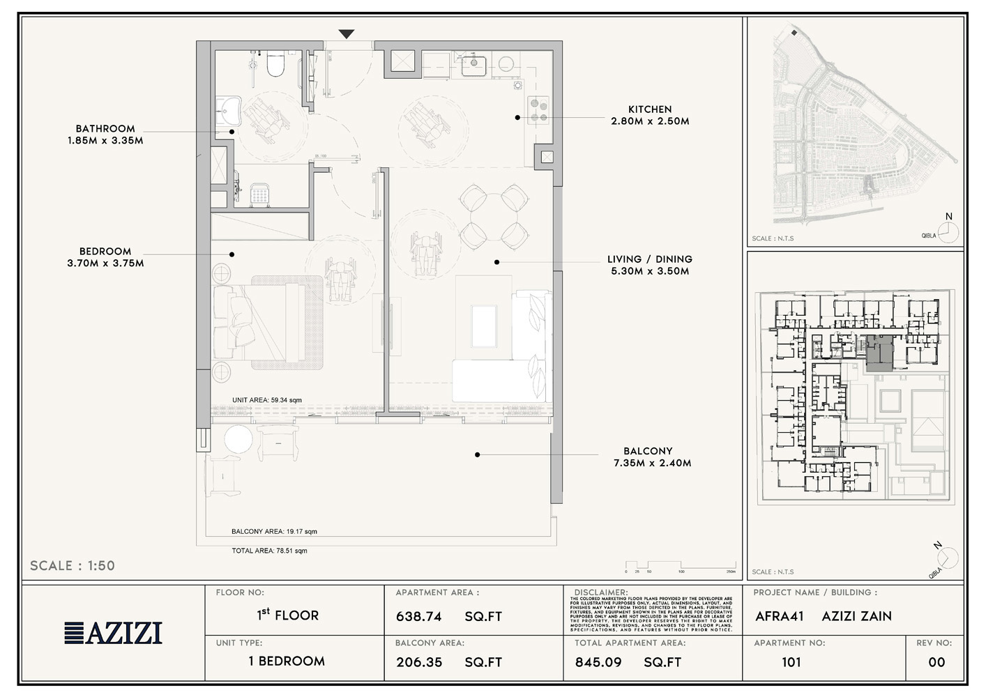 Azizi Zain floor plan 1
