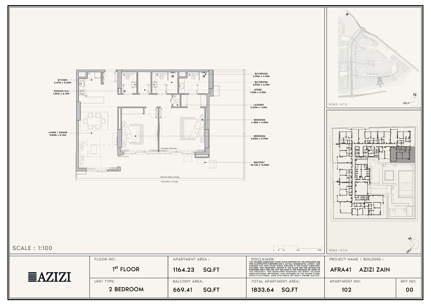 Azizi Zain floor plan 3