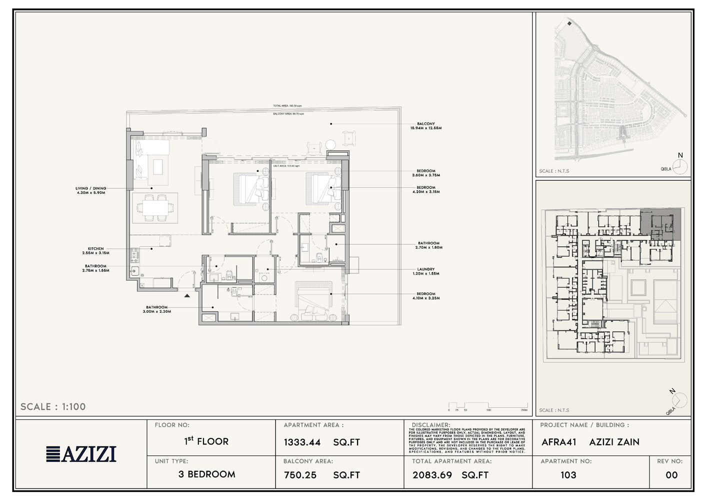 Azizi Zain floor plan 4