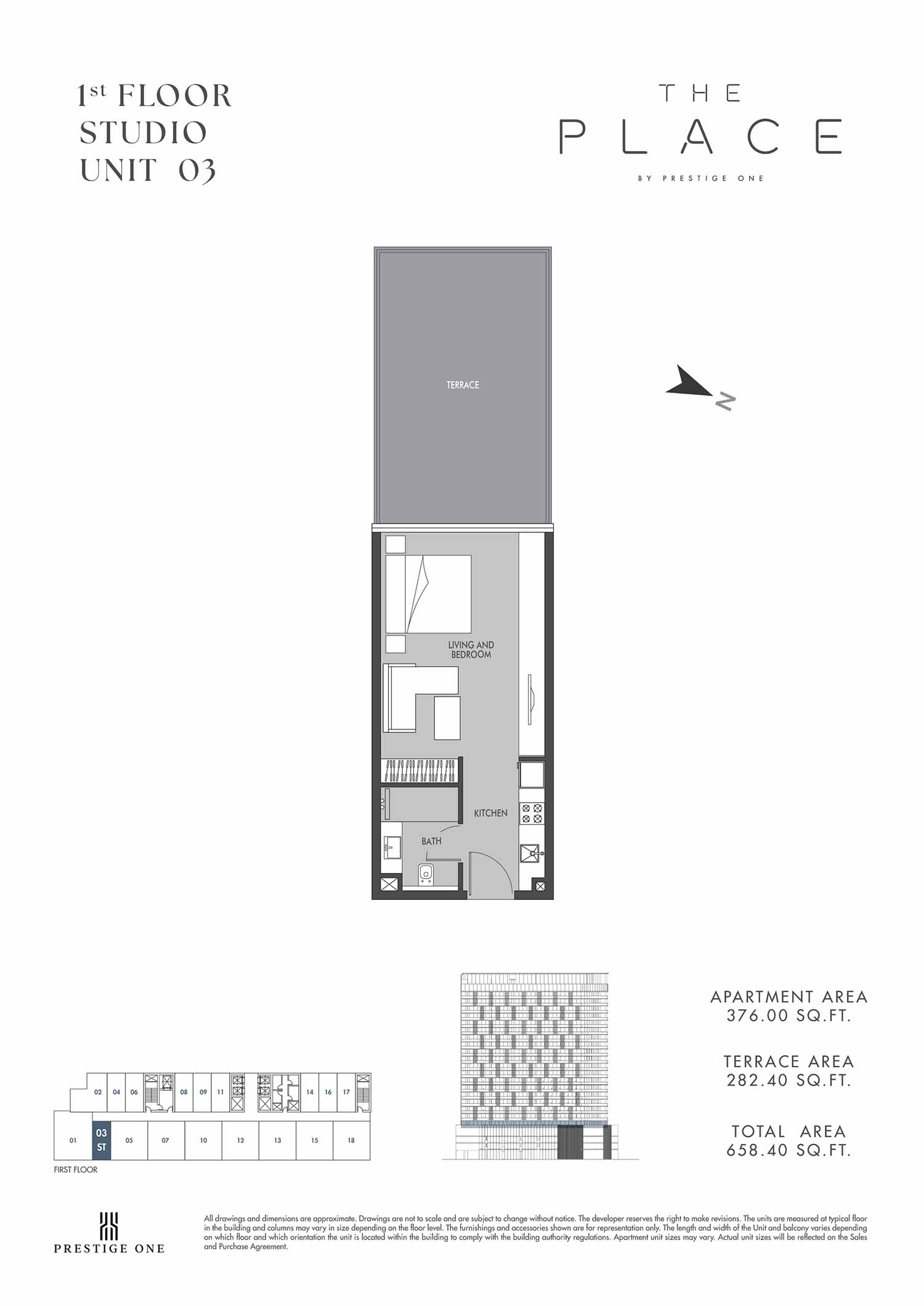 The Place by Prestige One floor plan 1