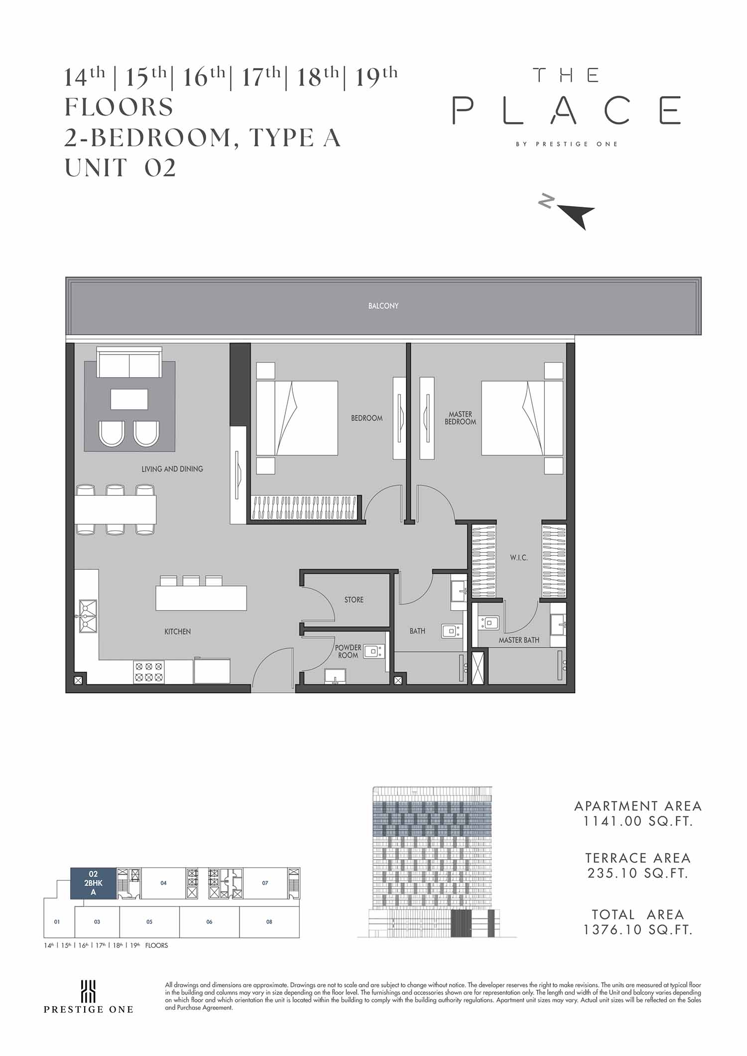 The Place by Prestige One floor plan 4