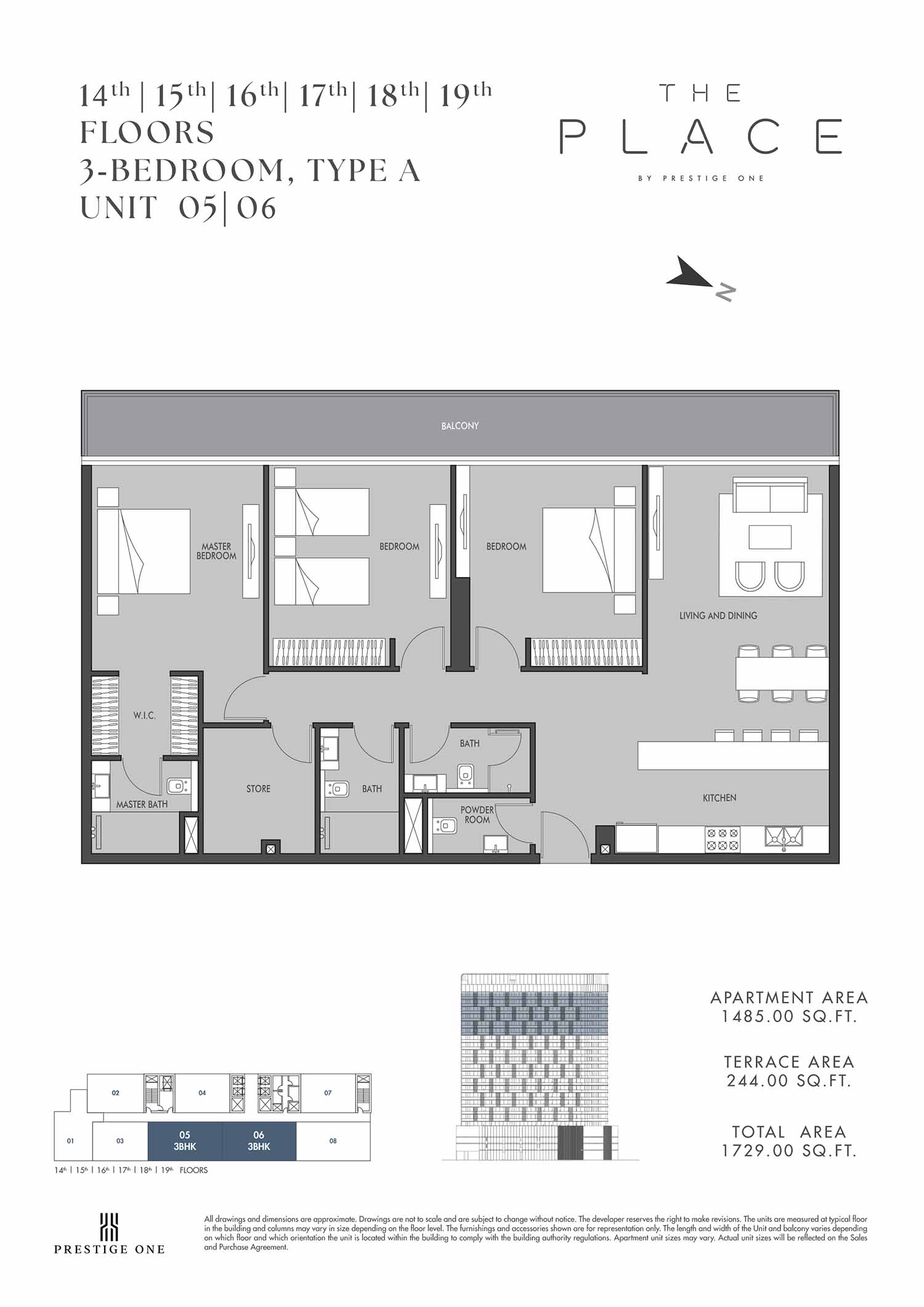 The Place by Prestige One floor plan 5