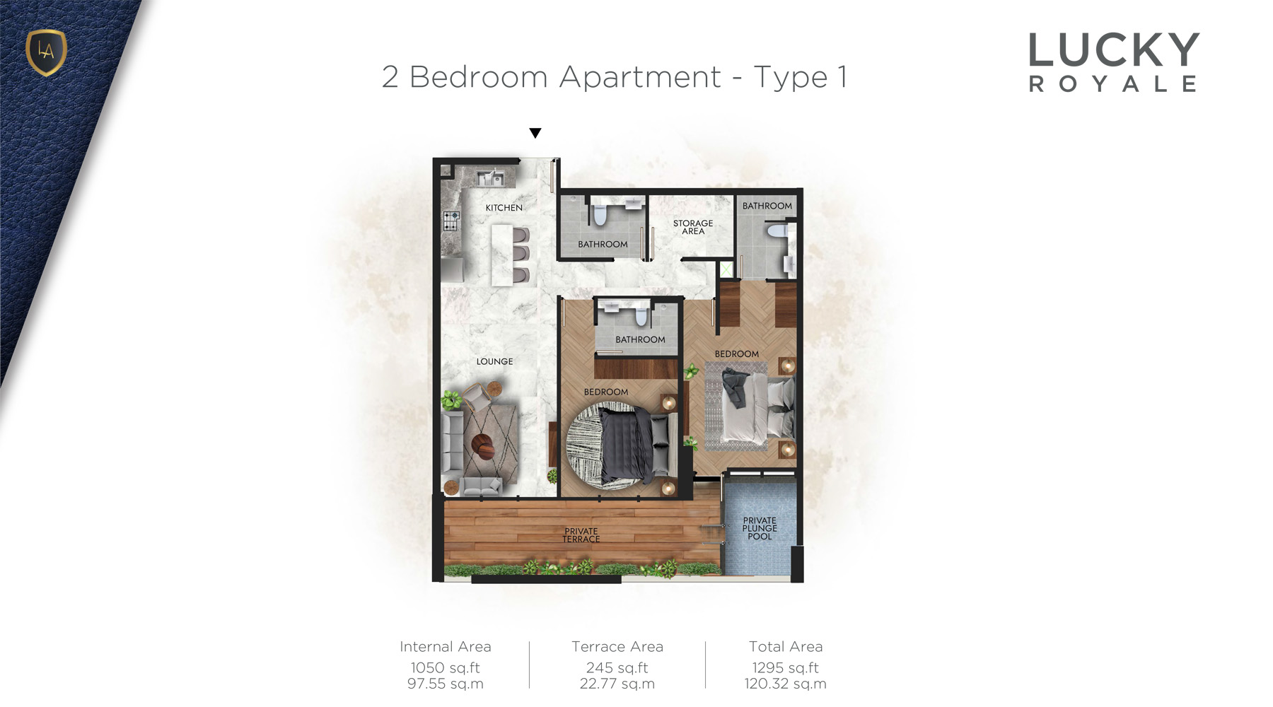 Lucky Royale Residence floor plan 3