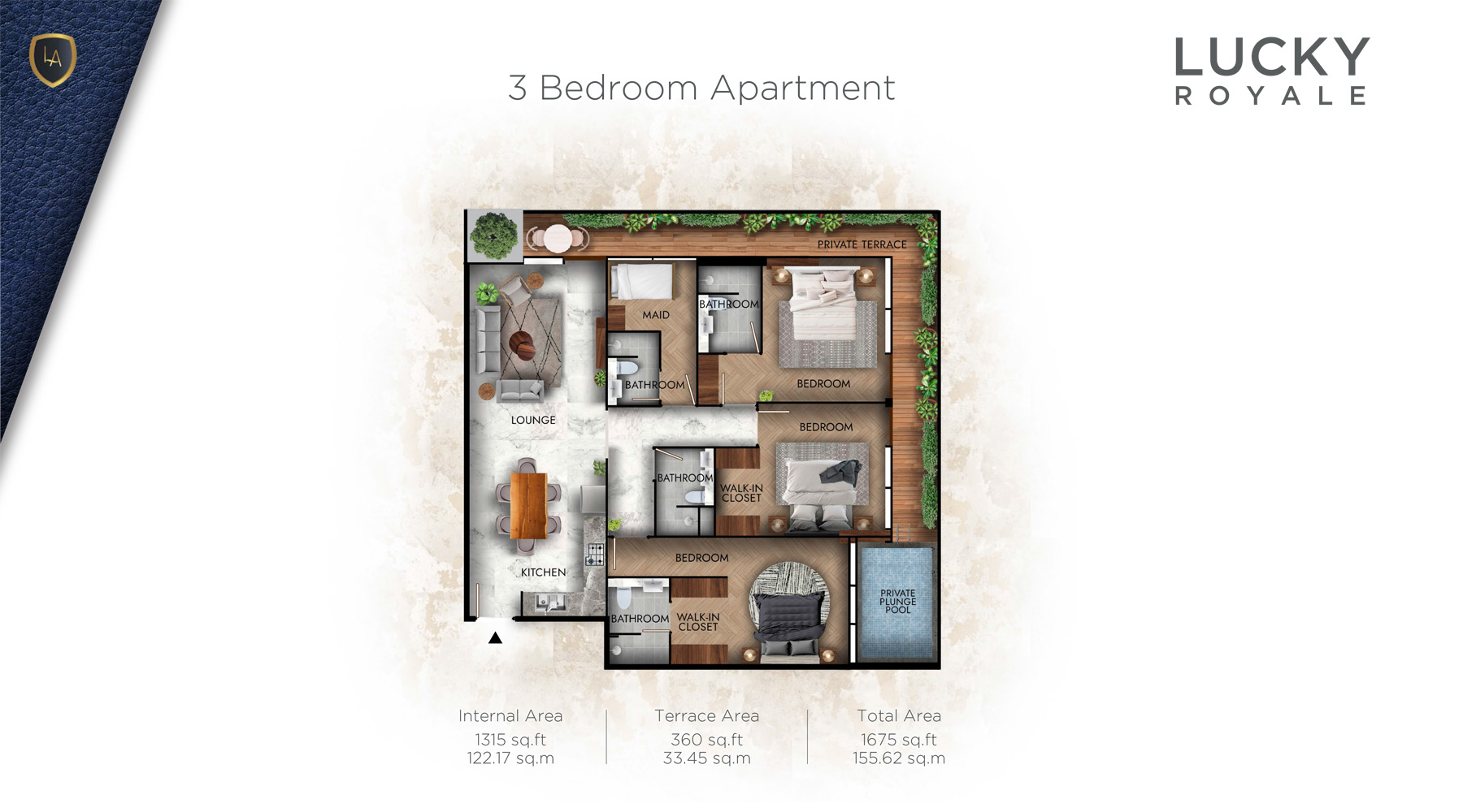 Lucky Royale Residence floor plan 4