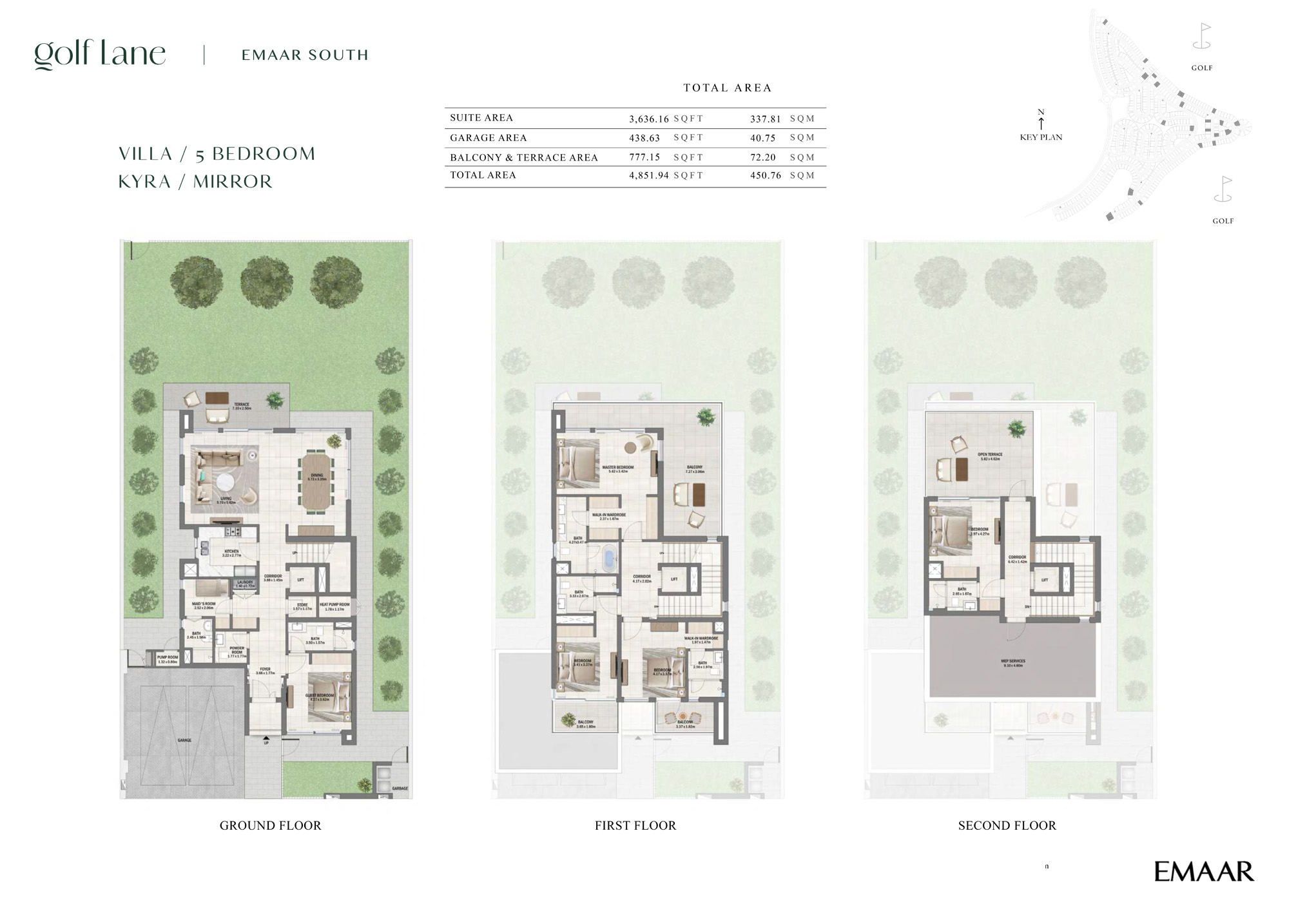 Golf Lane at Emaar South floor plan 2