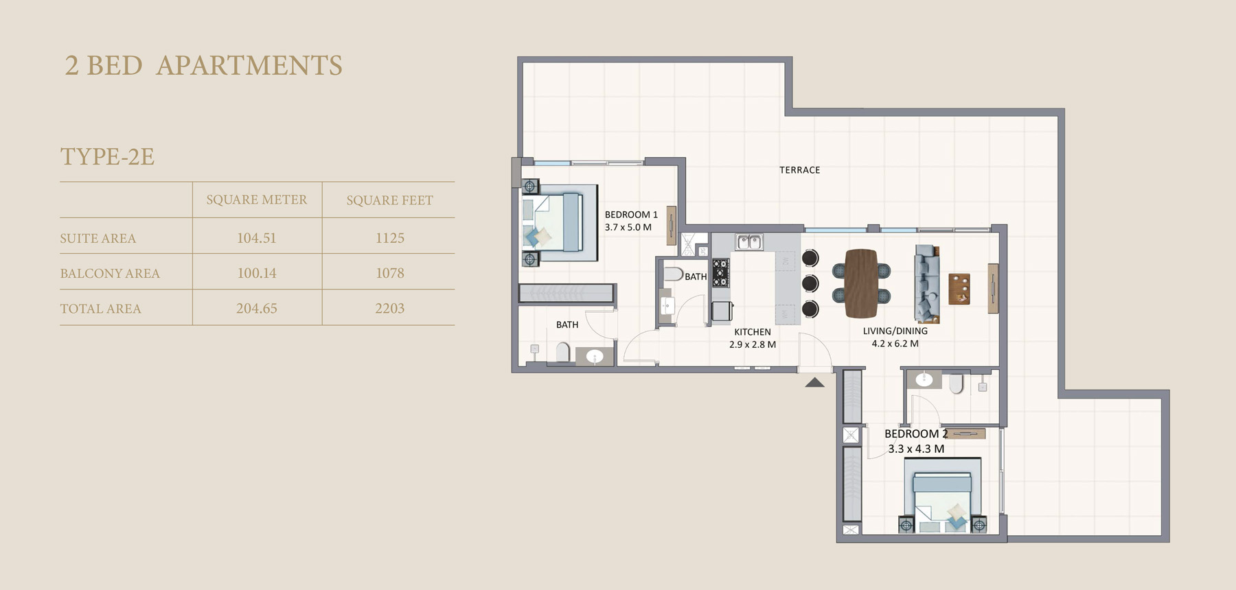 Riviera Chalet at JVC floor plan 3