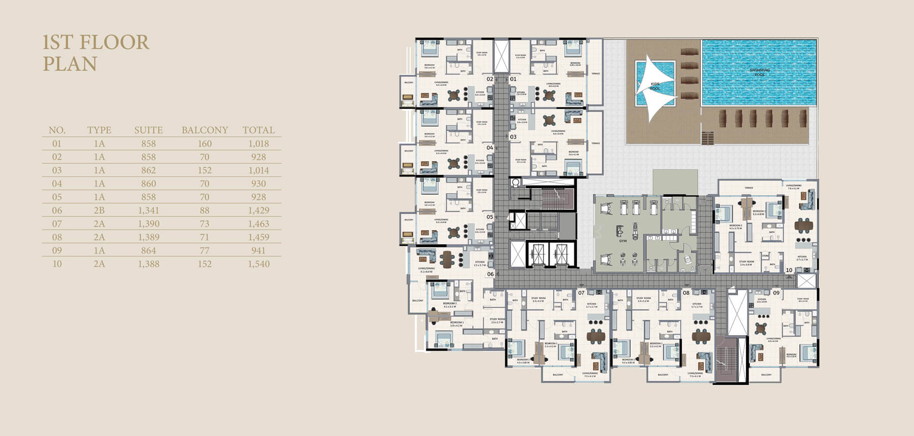 Riviera Chalet at JVC floor plan 2