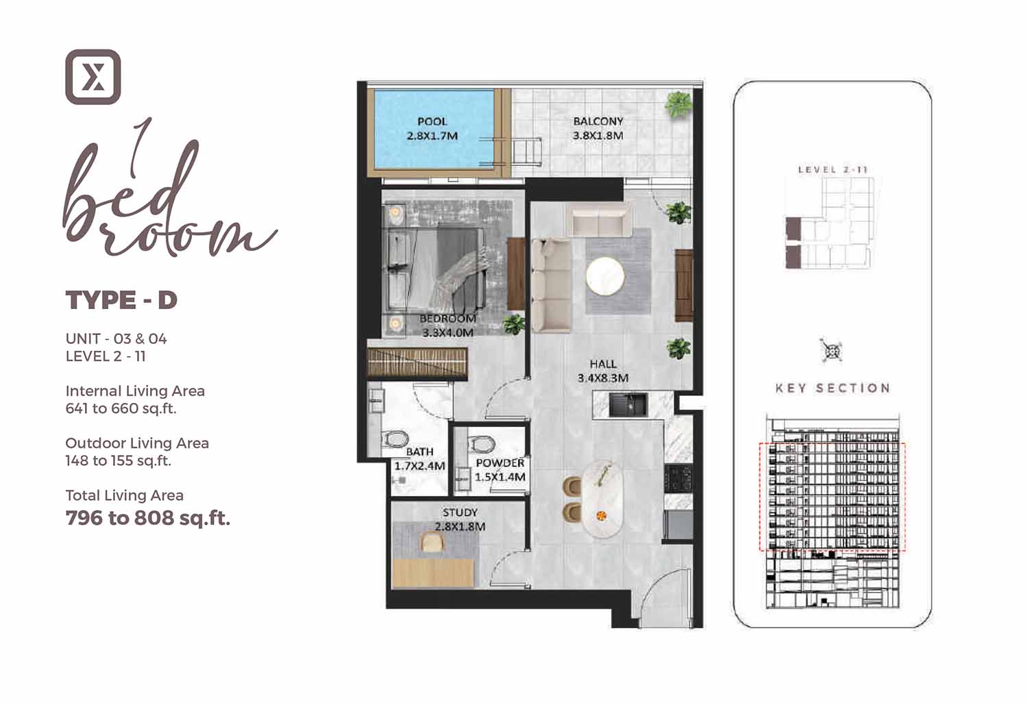 Square X Residence floor plan 2
