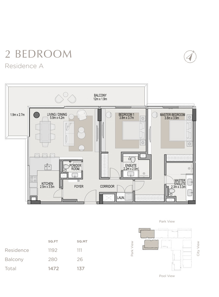 Berkeley at Dubai Hills Estate floor plan 3