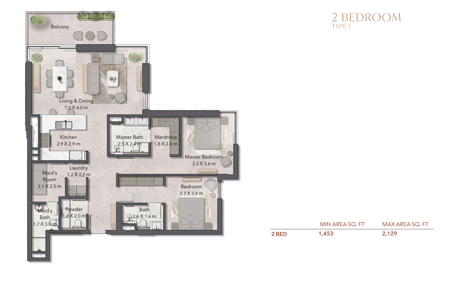Cilia at Ghaf Woods floor plan 3