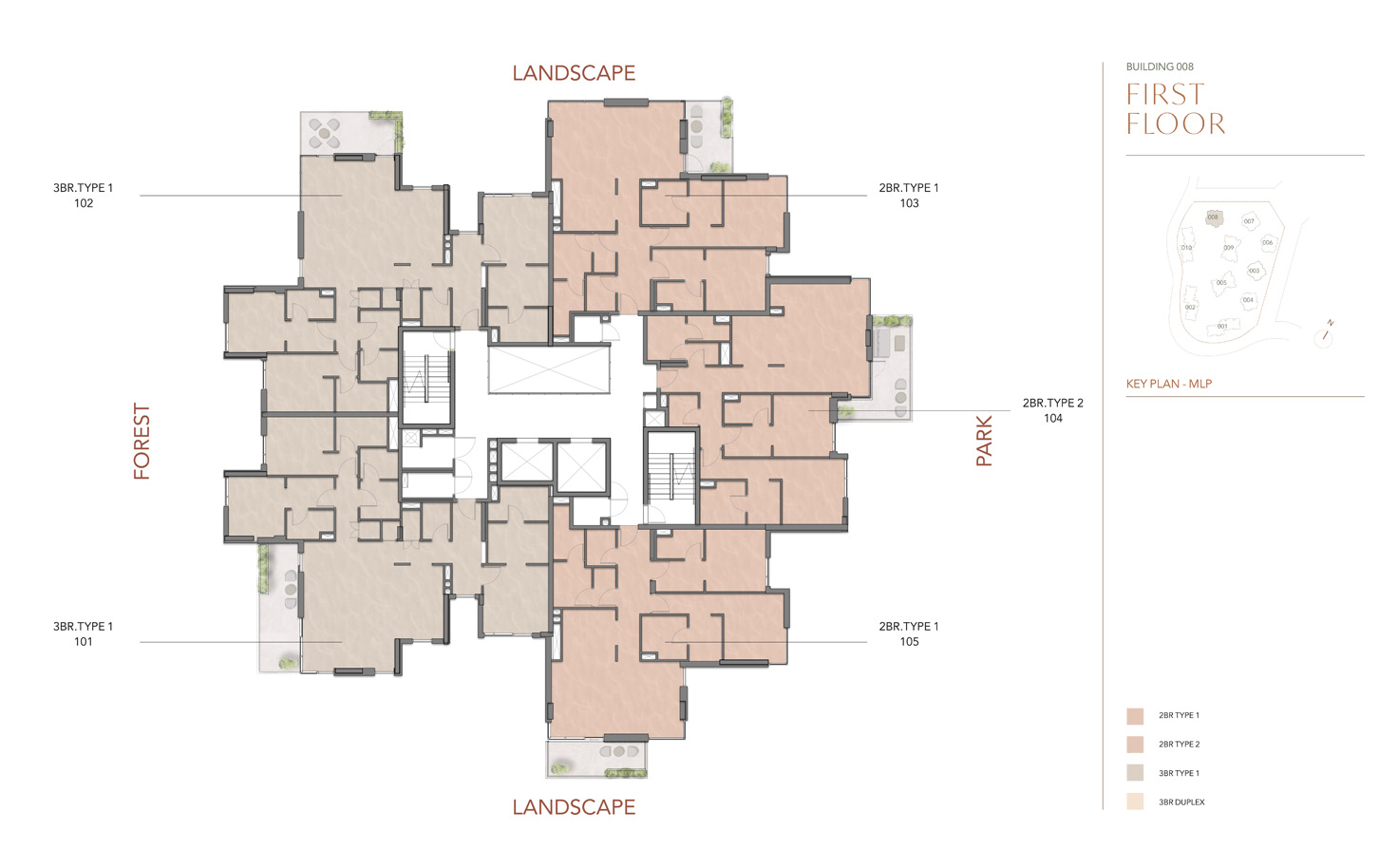 Cilia at Ghaf Woods floor plan 2
