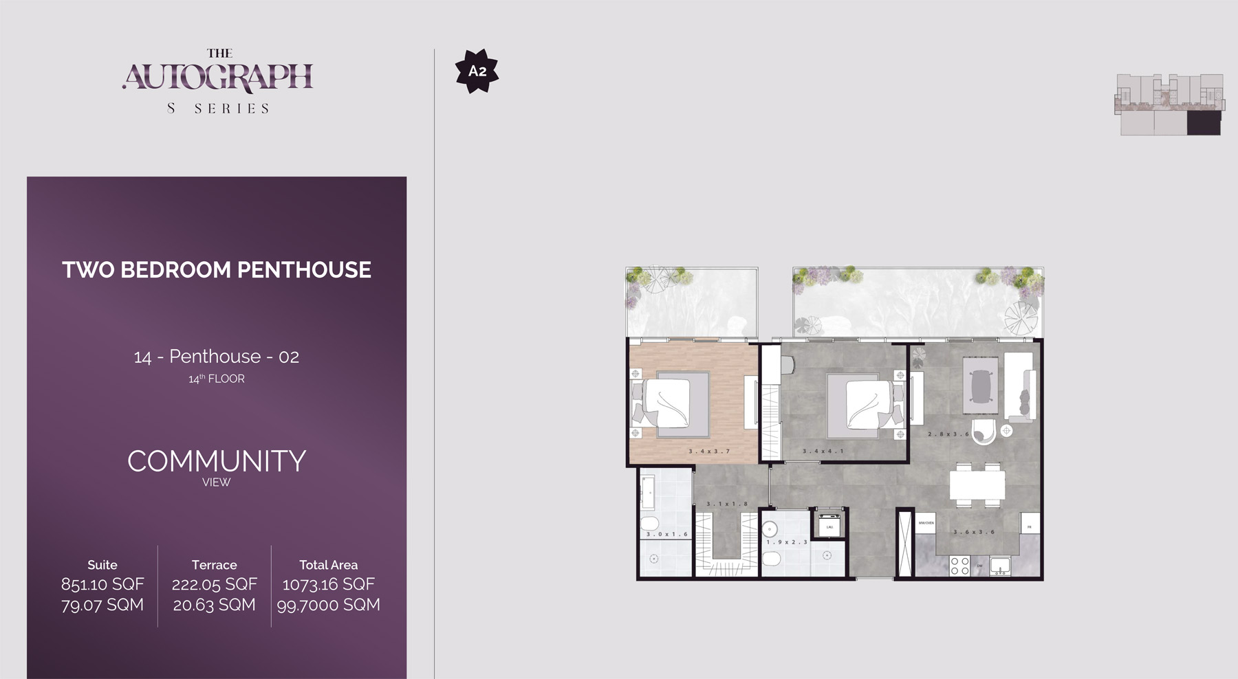 The Autograph S Series floor plan 4