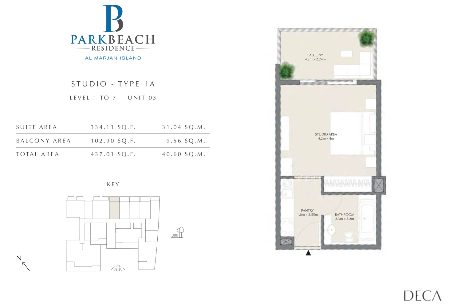 Park Beach Residences floor plan 1