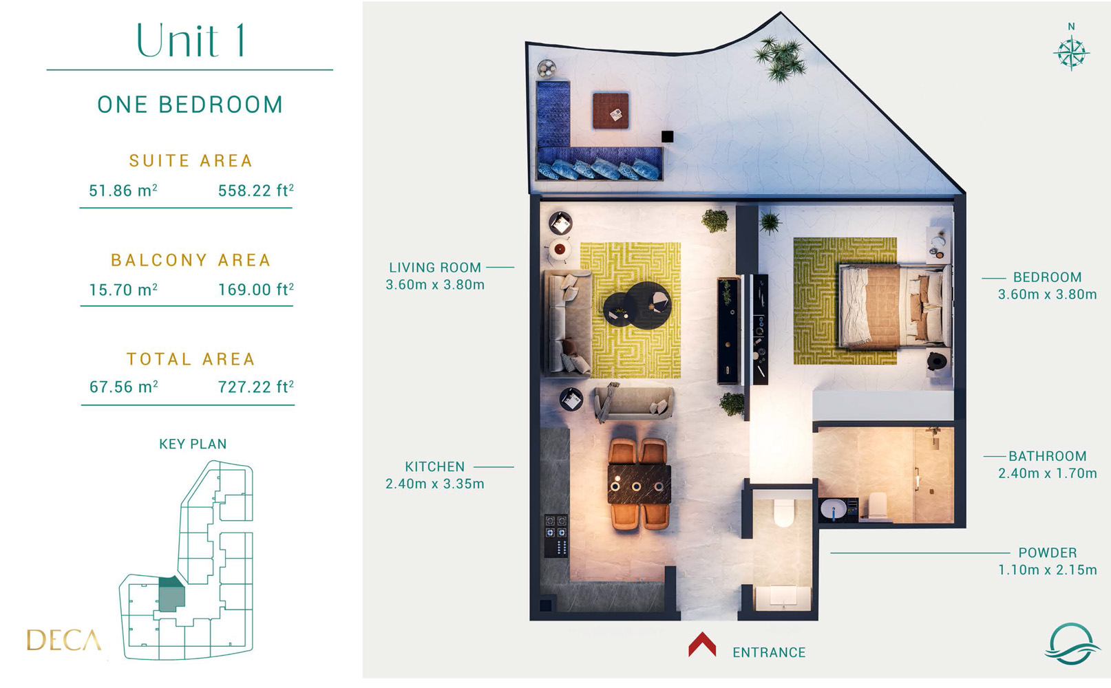 Milos Residences floor plan 1