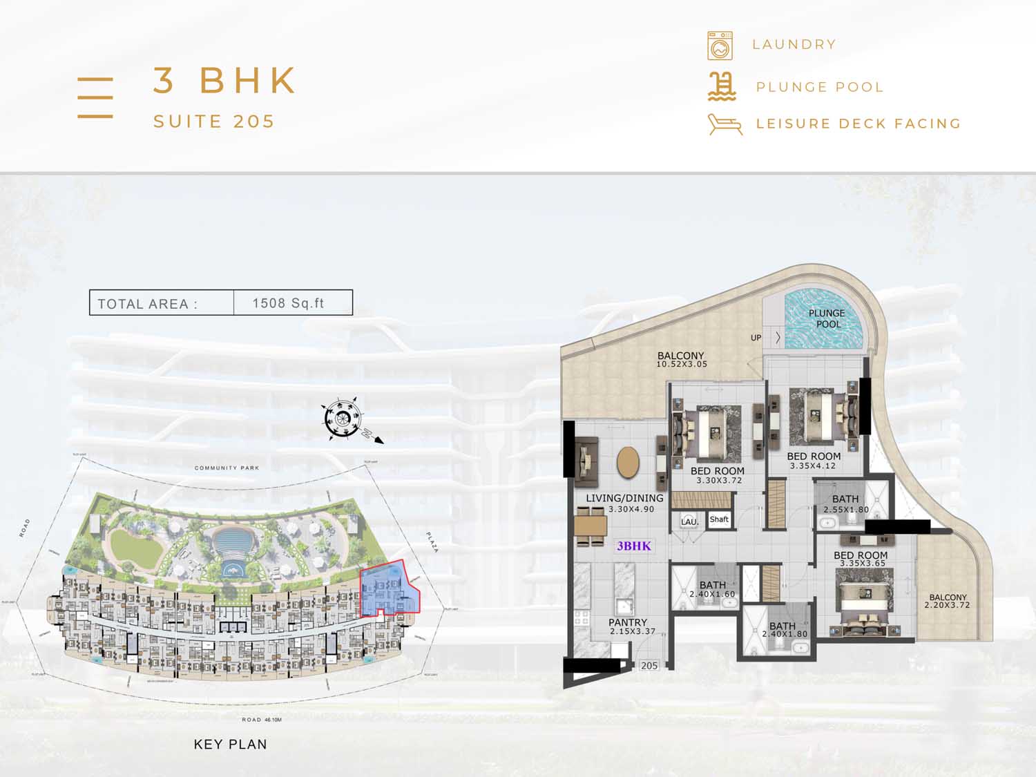 48 ParkSide at Arjan floor plan 3