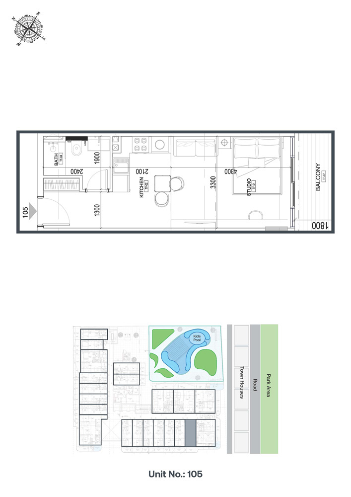 Ashton Park at JVC floor plan 1