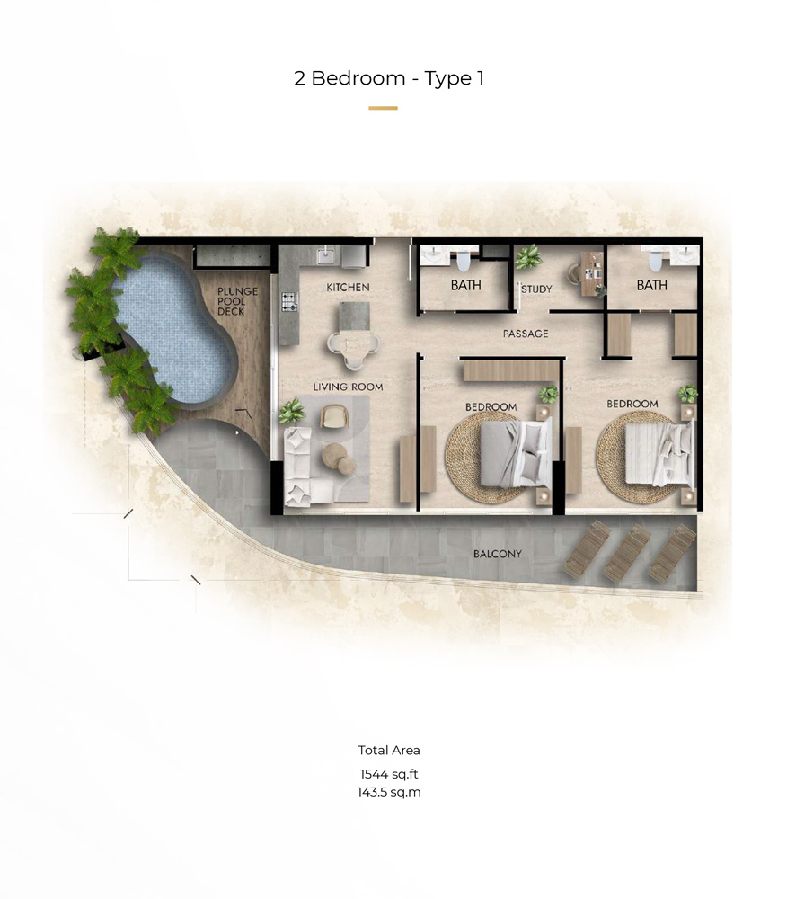 Parkside Boulevard by Tabeer floor plan 4