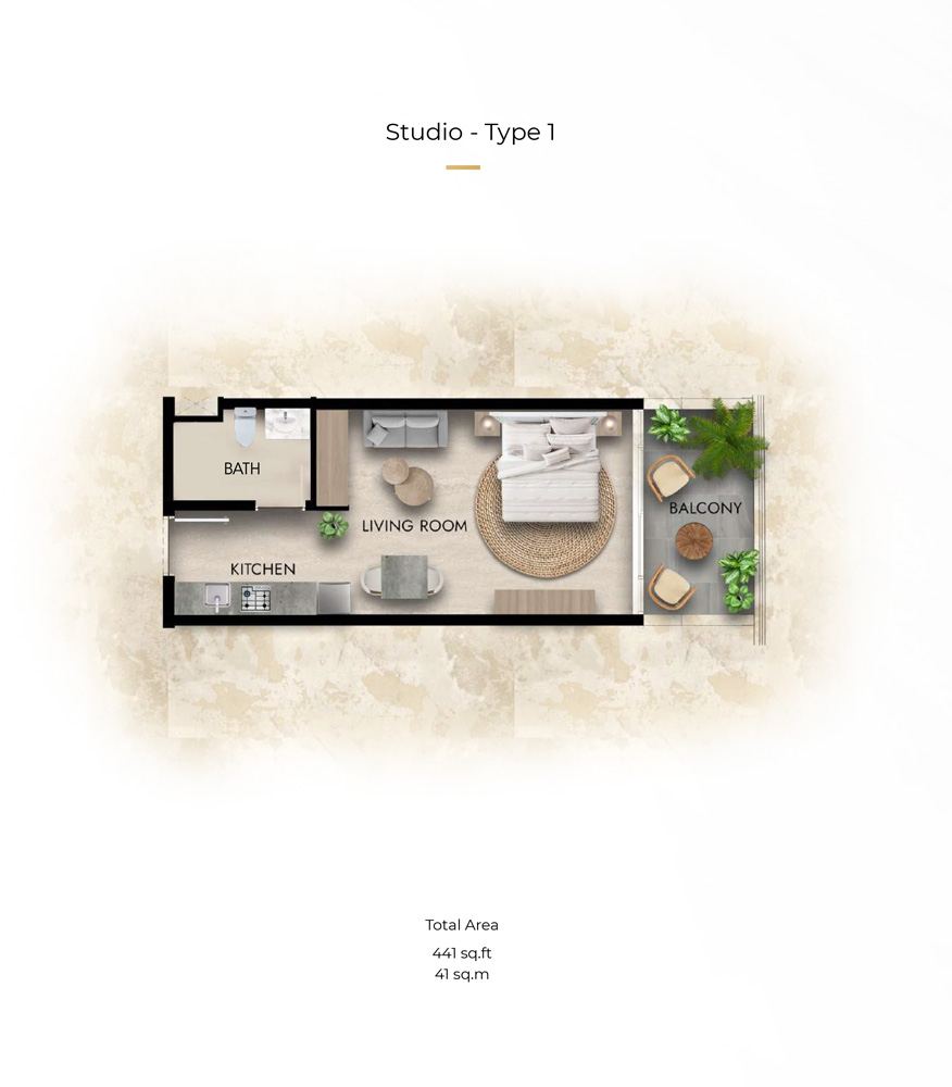 Parkside Boulevard by Tabeer floor plan 1