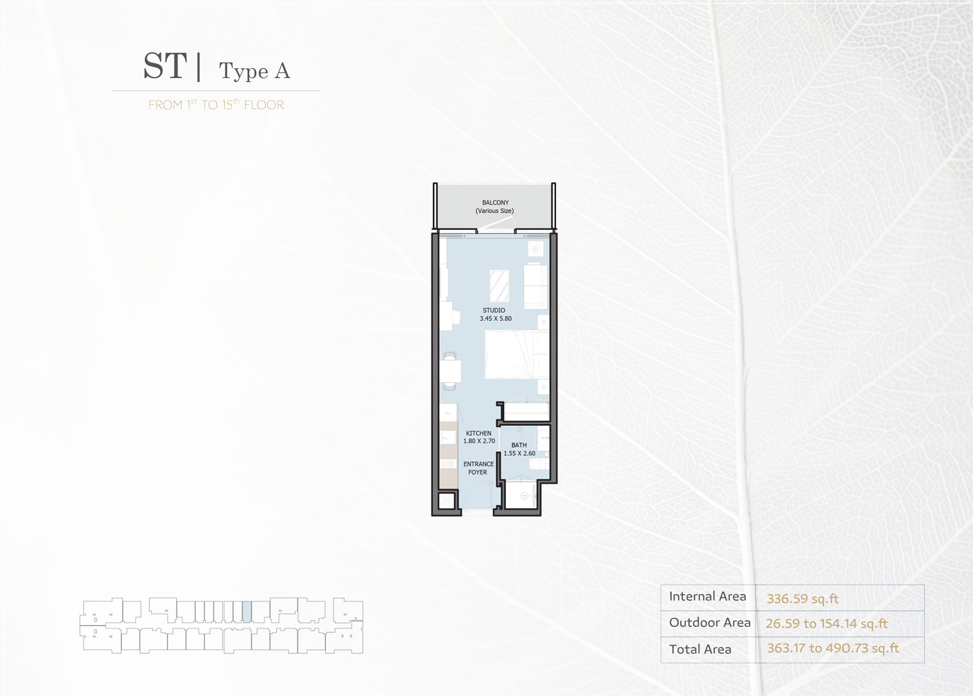 Verdana Phase 5 floor plan 1