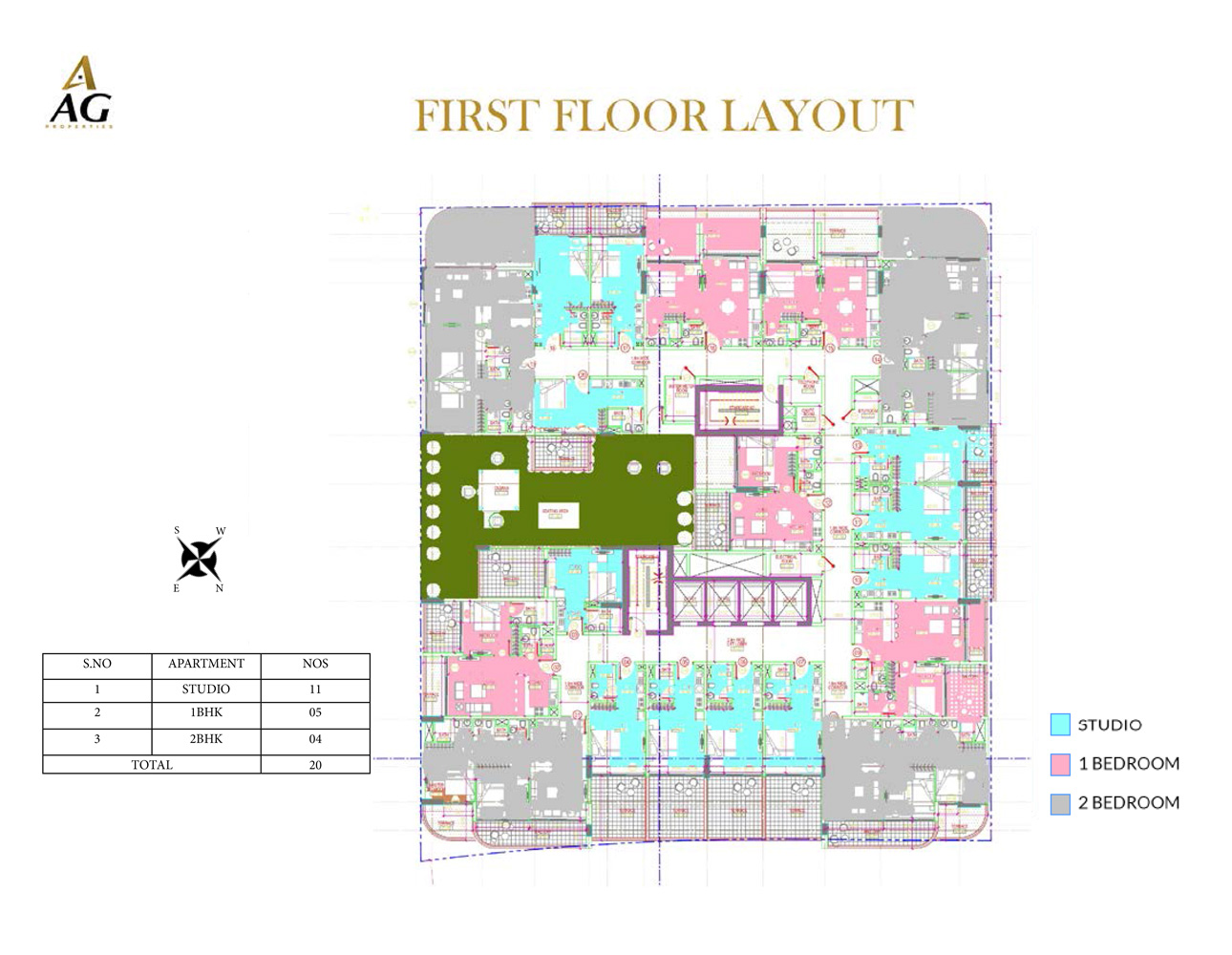 AG 9INE at DLRC floor plan 1