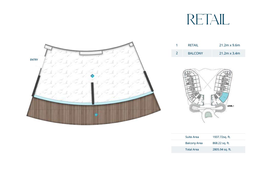 Aqua Arc at Al Marjan floor plan 4
