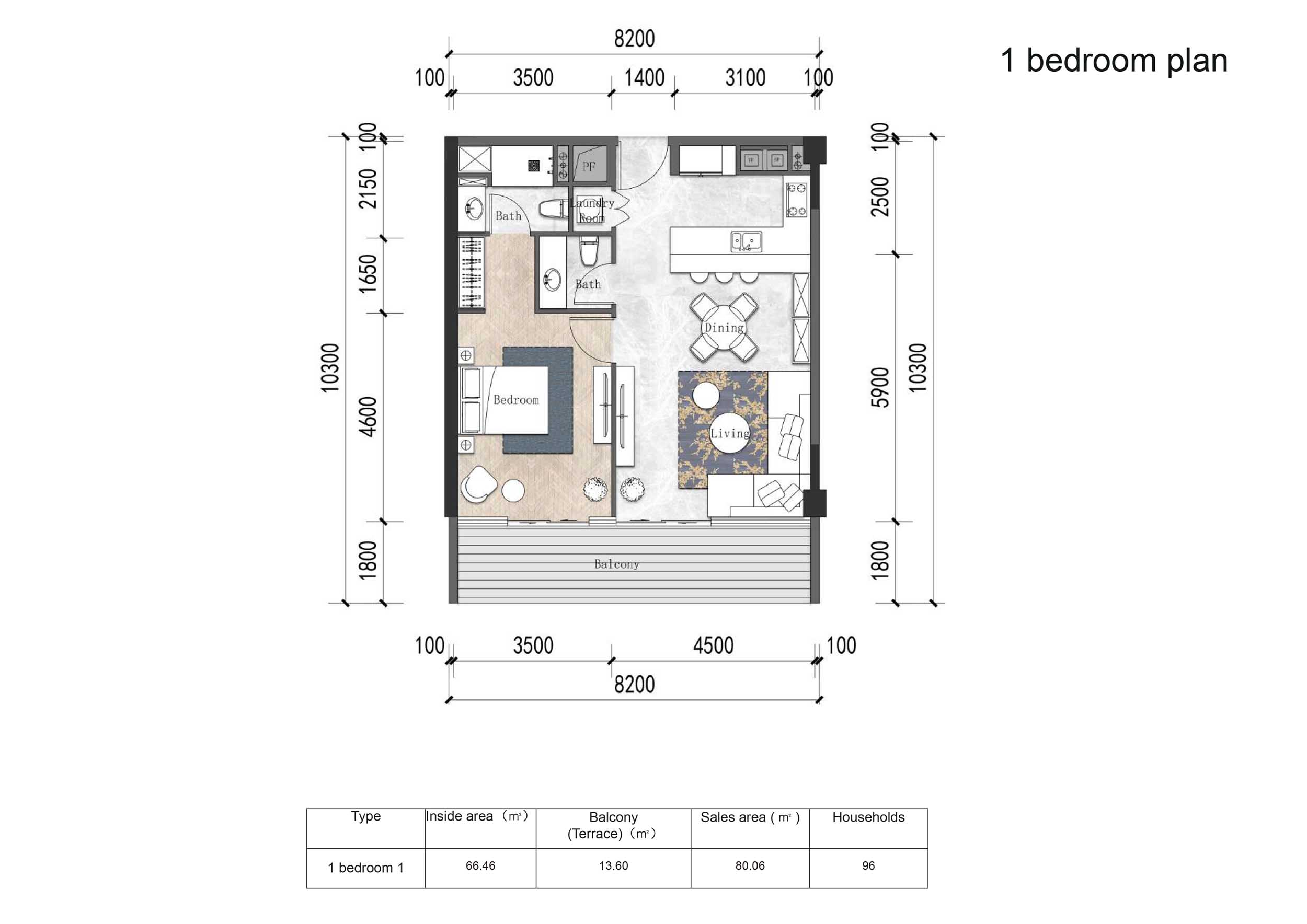Tonino Lamborghini Residences at Al Marjan floor plan 1