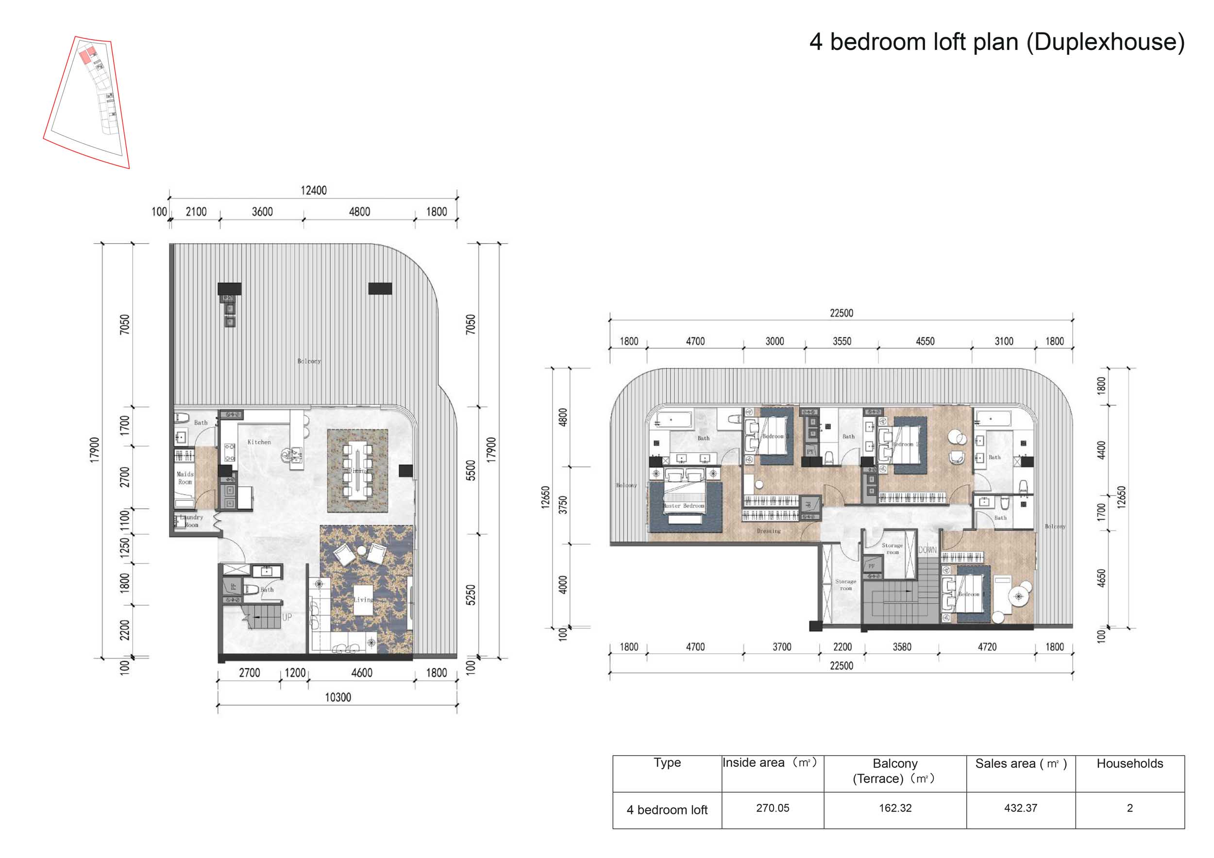 Tonino Lamborghini Residences at Al Marjan floor plan 7