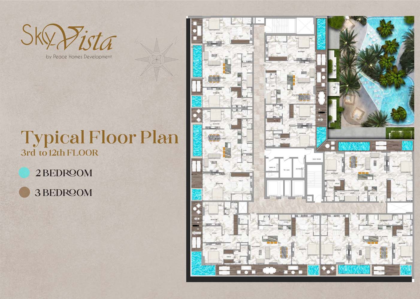 Sky Vista at JVC floor plan 1