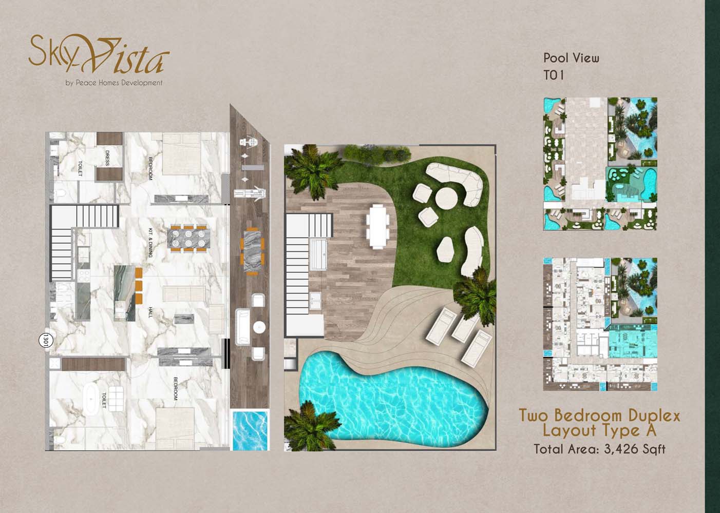 Sky Vista at JVC floor plan 3